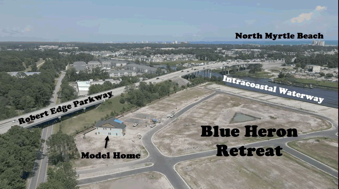 Blue Heron retreat in North Myrtle Beach by Ashton Woods